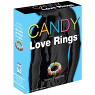 Kroužky na penis z bonbónů Candy Love Rings - 3 ks